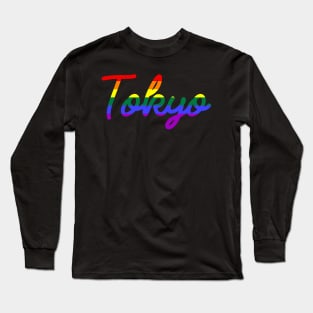 Tokyo Pride LGBTQ Rainbow Flag Long Sleeve T-Shirt